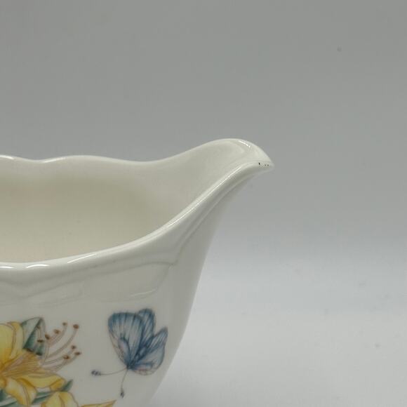 Lenox Butterfly Meadow by Louise Le Luyer Tea Service Creamer Porcelain - Picture 8 of 9